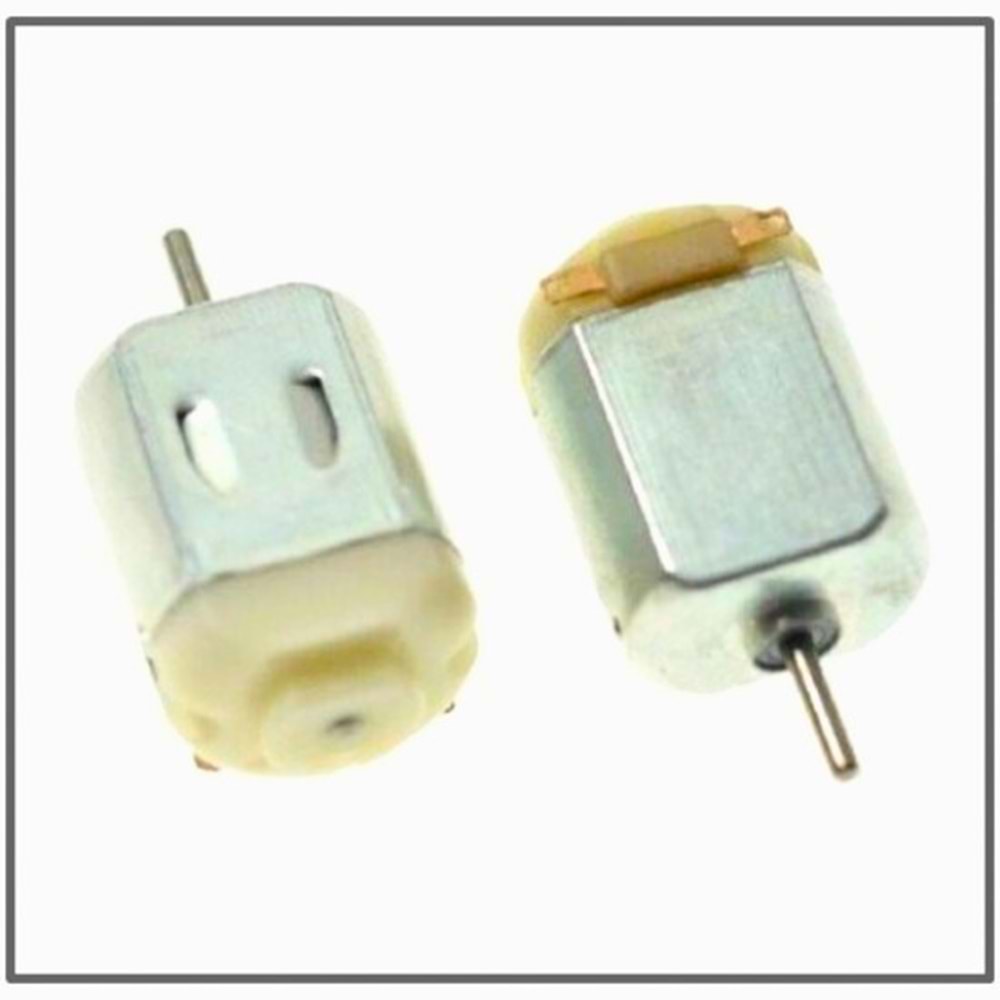 Mini DC Elektrik Motoru - Hobi, Proje ve Eğitici Deney Motoru (5'li/10'lu Paket)
