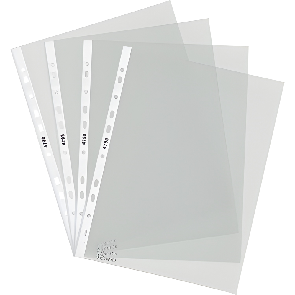 Şeffaf Poşet Dosya – Tekli A4 Sunum Dosyası – Delikli Koruyucu Kılıf