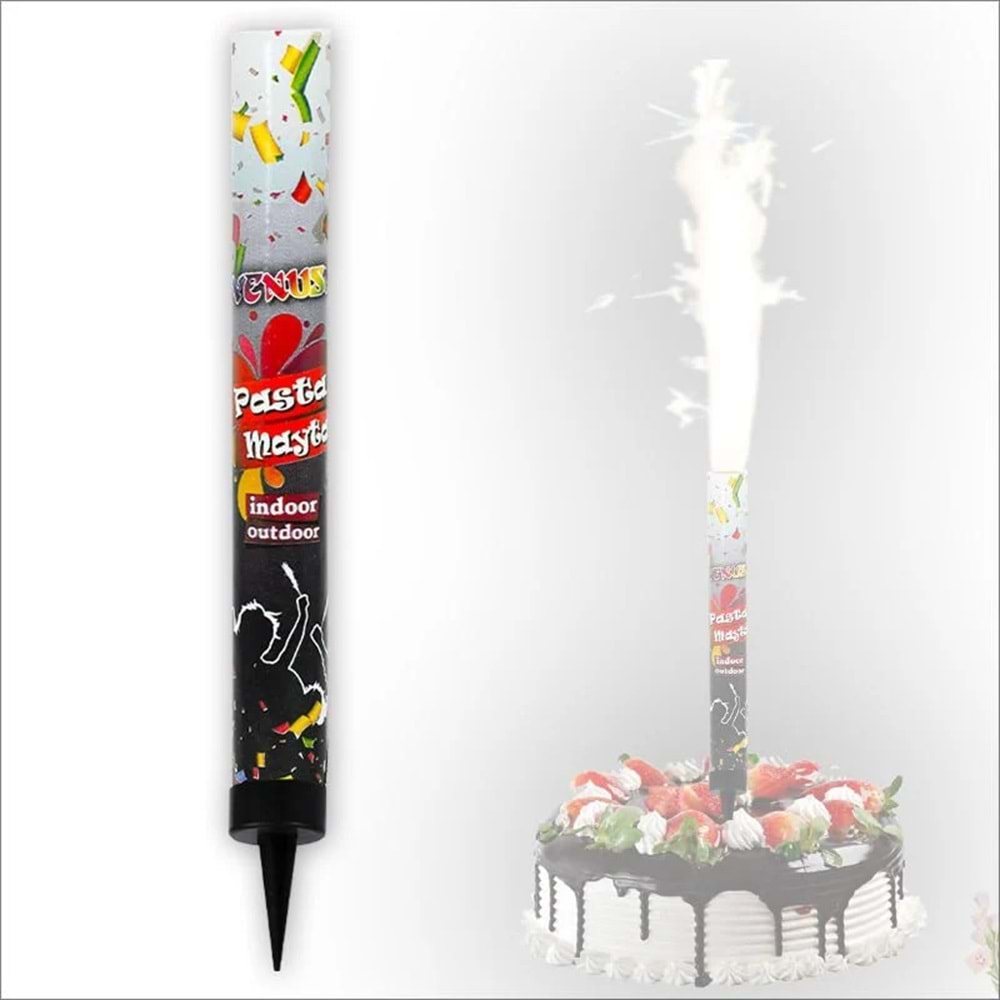 Pasta Maytabı – Kıvılcımlı Doğum Günü Maytabı (Tek Adet)