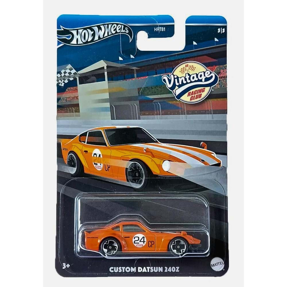 Hot Wheels Vintage Yarış Kulübü Custom Datsun 240Z Diecast Araba