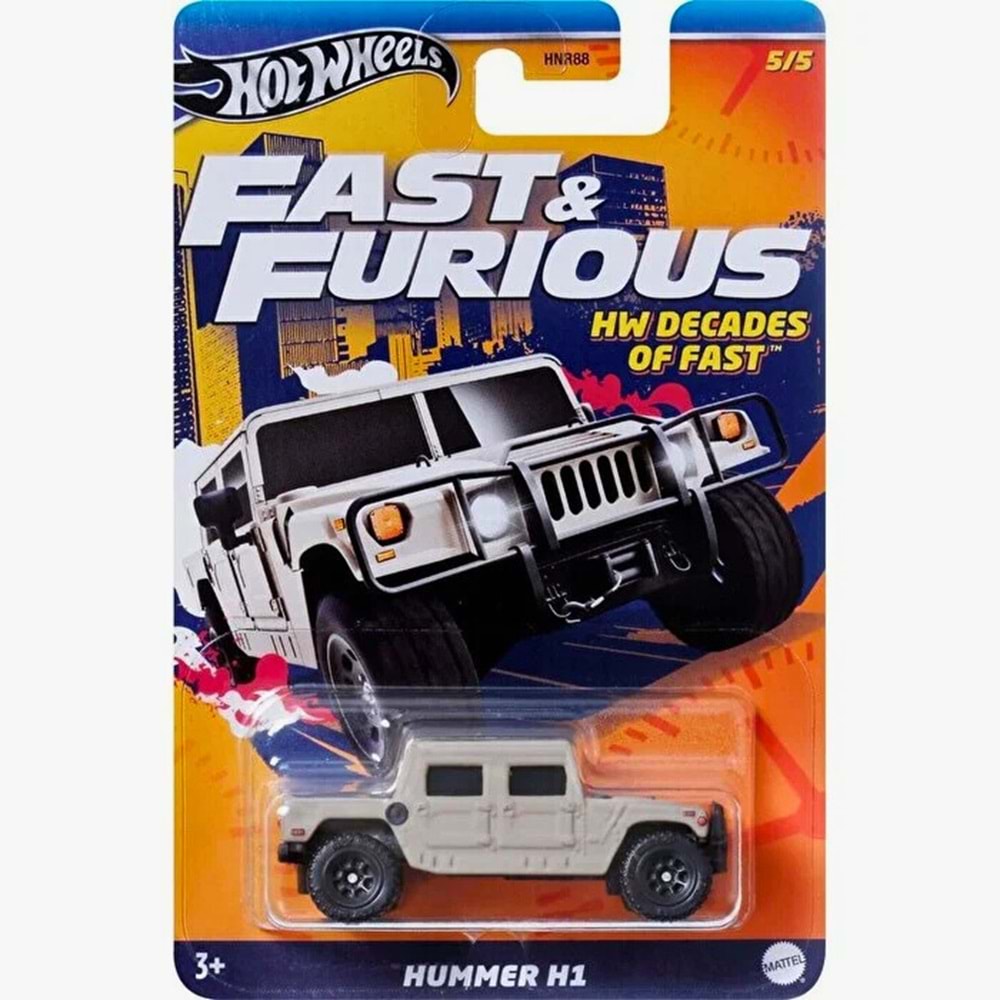 Hot Wheels Fast & Furious HW Decades of Fast Hummer H1 Diecast