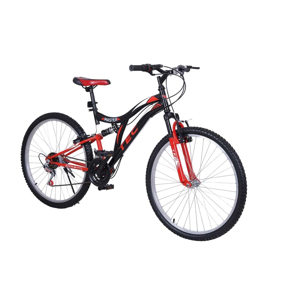 TEC Master 24 Jant Amortisörlü Kırmızı Bisiklet
