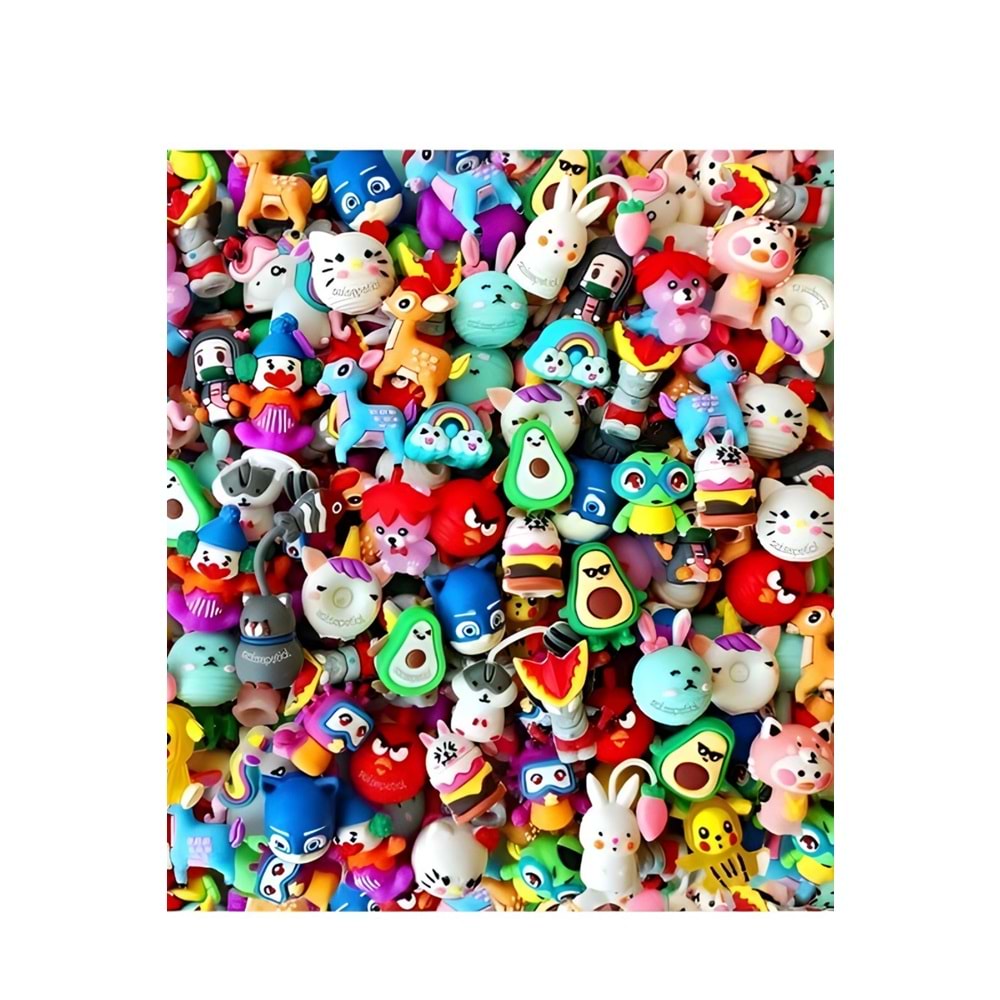 İbiş Kalem Başı – Karışık Modelli Sevimli Kalem Başlığı (Tek Adet)