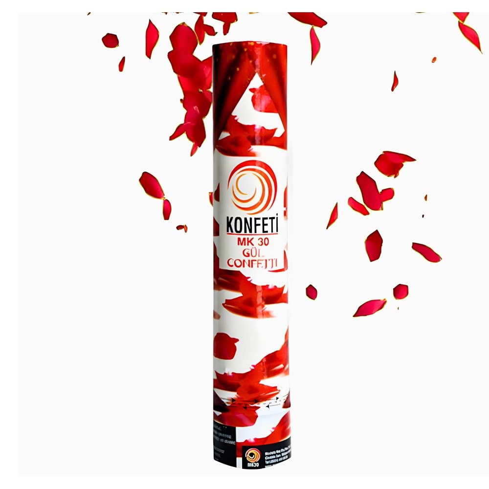 Gül Konfeti – Kırmızı Yapraklı Kutlama Konfetisi