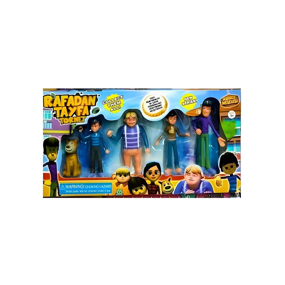 Rafadan Tayfa 5’li Oyuncak Figür Seti – Karakter Oyuncak Seti