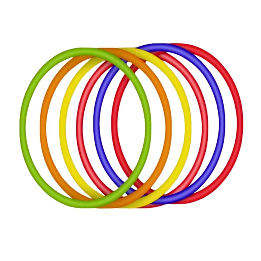 Renkli Hula Hoop Bel Çemberi (Egzersiz ve Oyun)