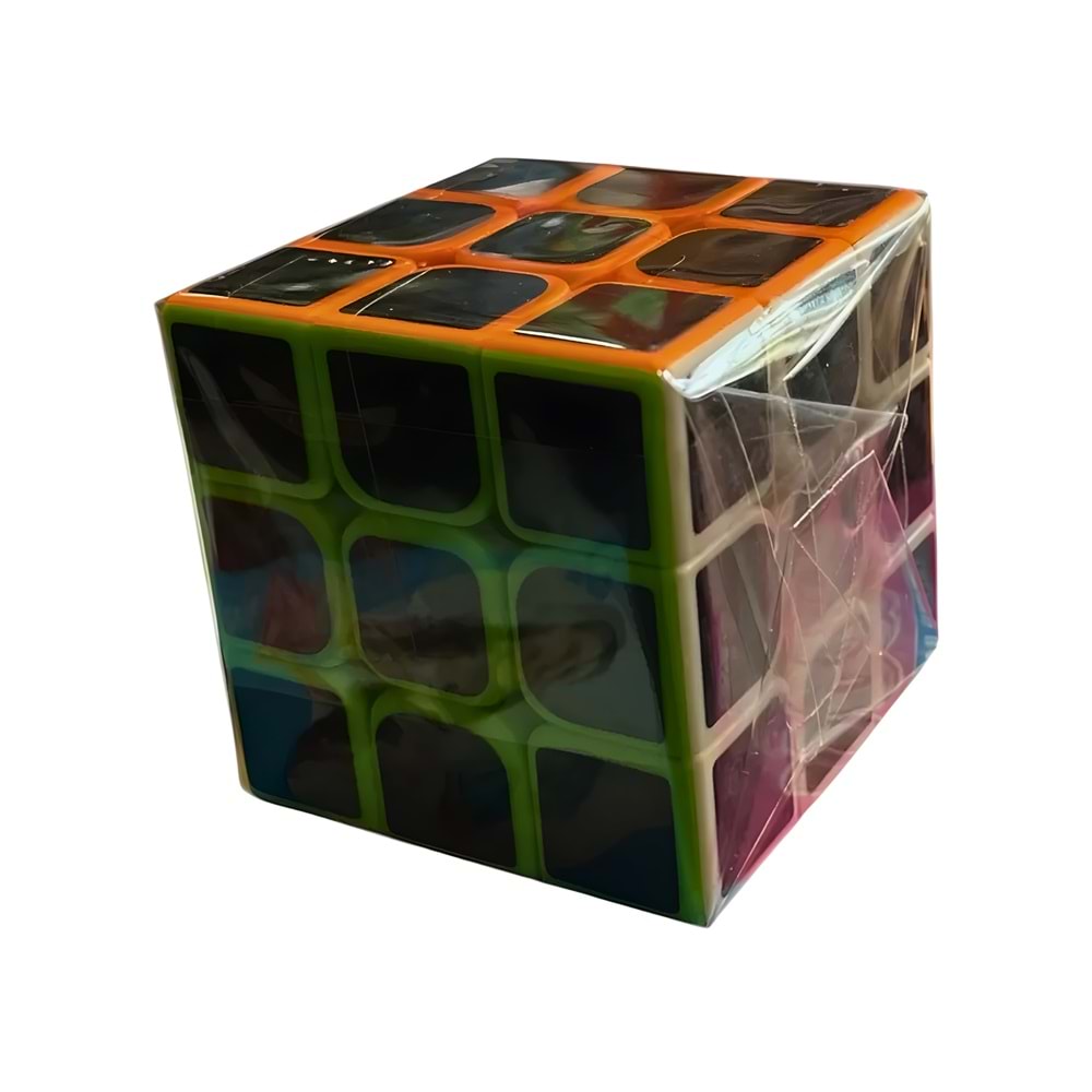 Hologramlı Zeka Küpü – 3x3 Renkli Puzzle Küp (Tek Adet)
