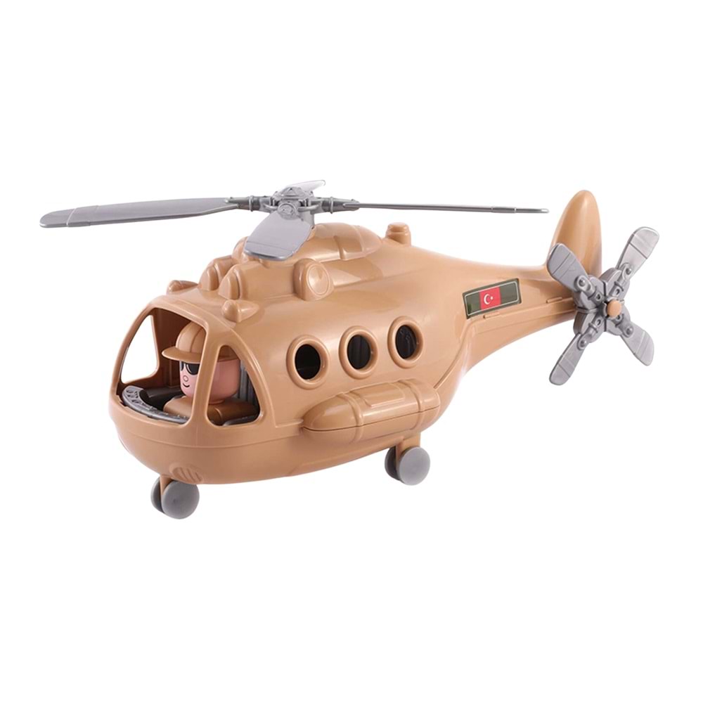 Polesie Alfa Serisi Safari Savaş Helikopteri (Haki/Bej) - 72467