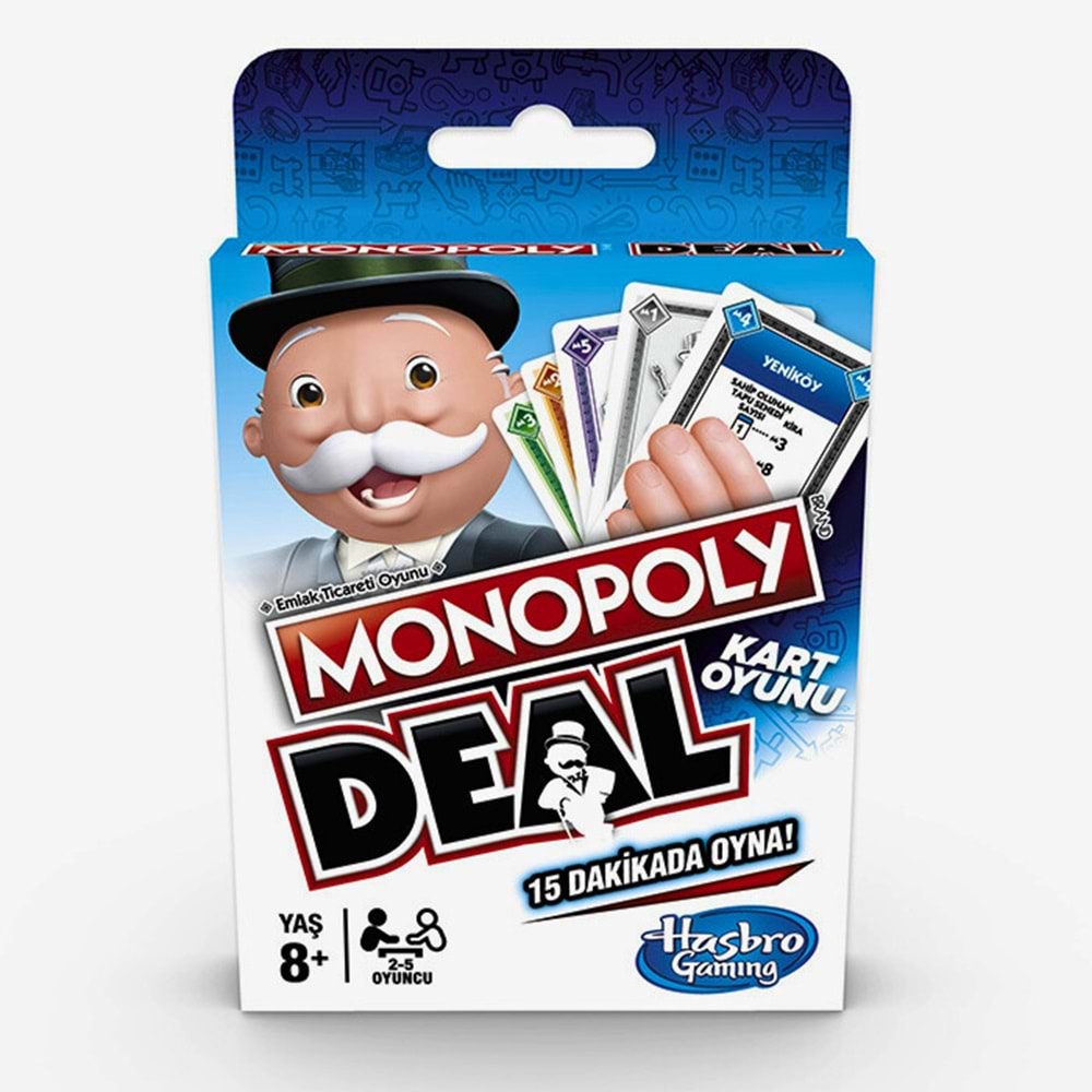 Monopoly Deal Kart Oyunu (Hızlı Emlak Ticareti Oyunu)