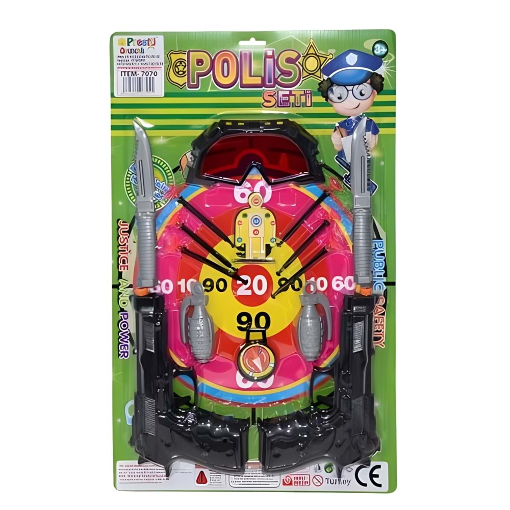 FAB 7070 El Bombalı Polis Seti – Kartela Oyuncak