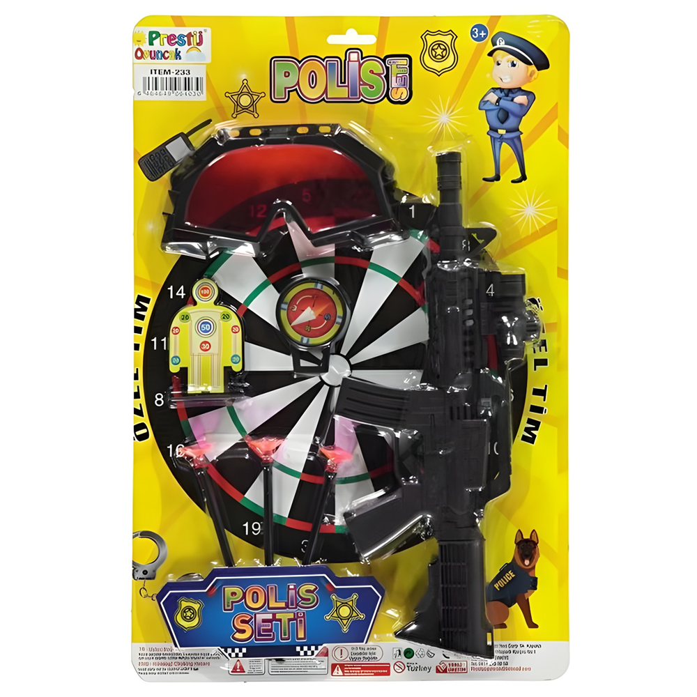 PJ Kartelalı Hedefli Polis Seti Oyuncak