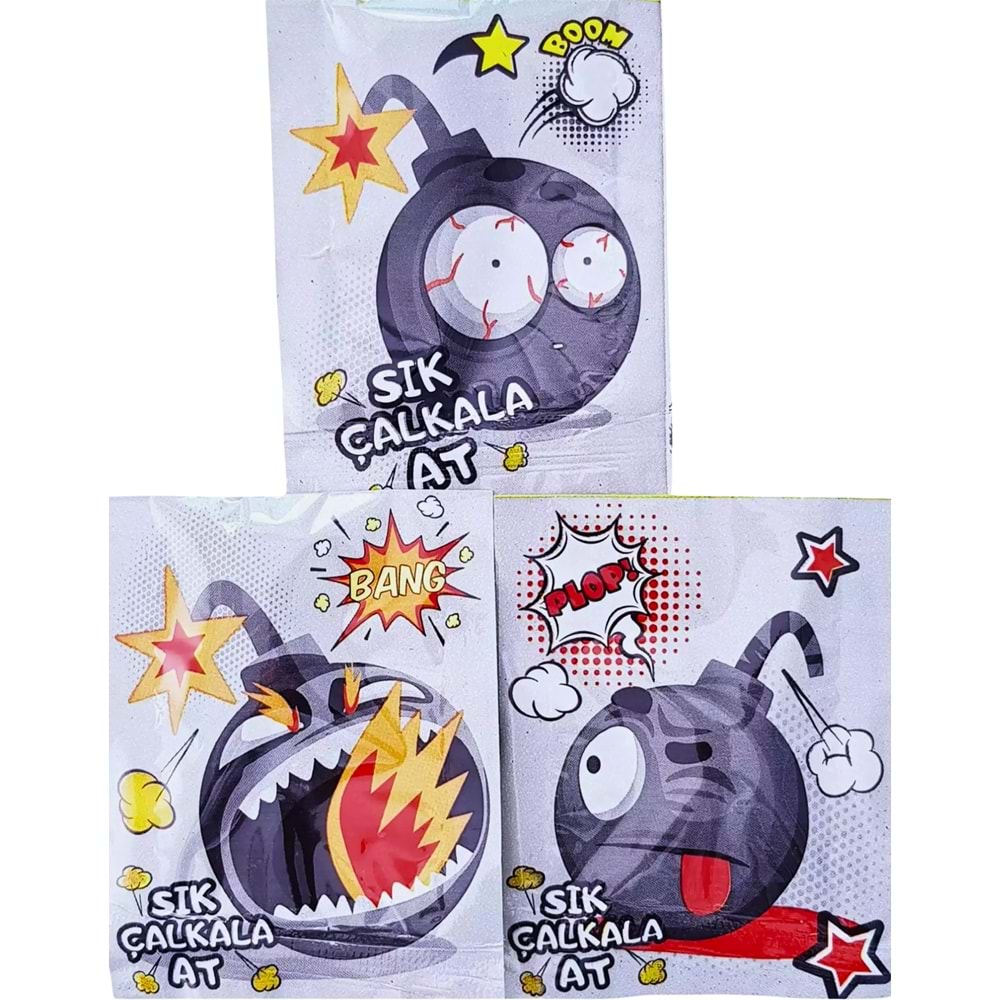 SIK PATLAT Şaka Oyuncağı - Patlama Efektli Eğlenceli Stres Giderici Poşet