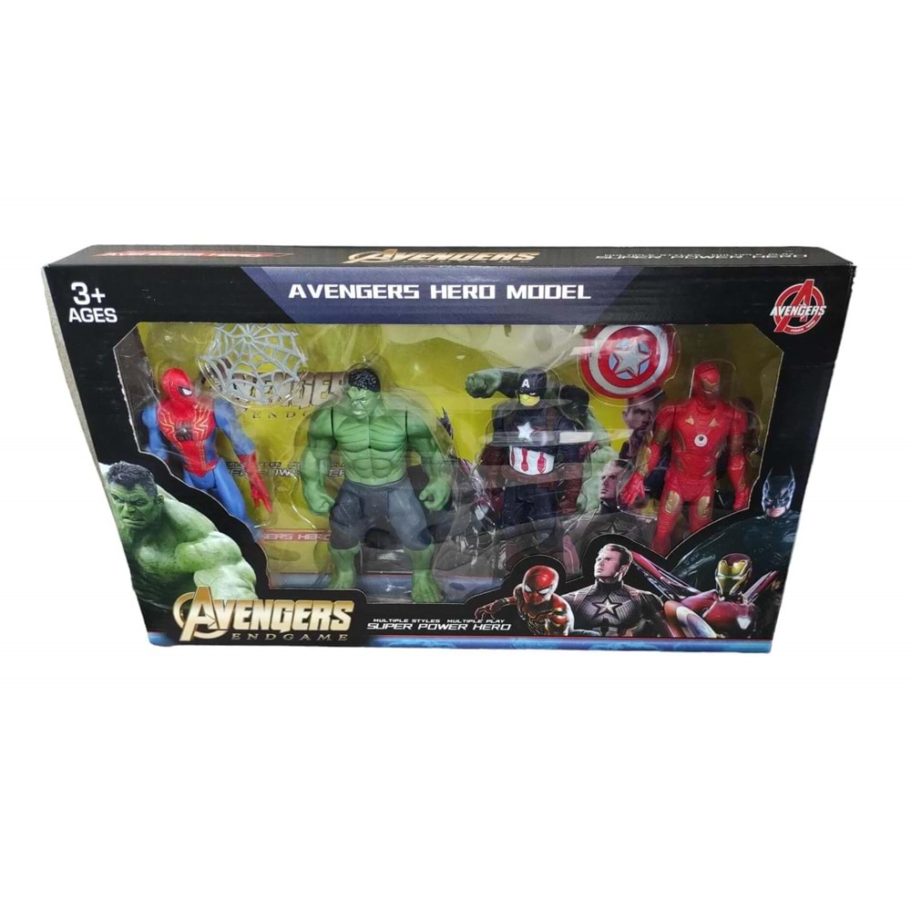 Süper Hero Kahramanlar 4’lü Aksiyon Figür Seti