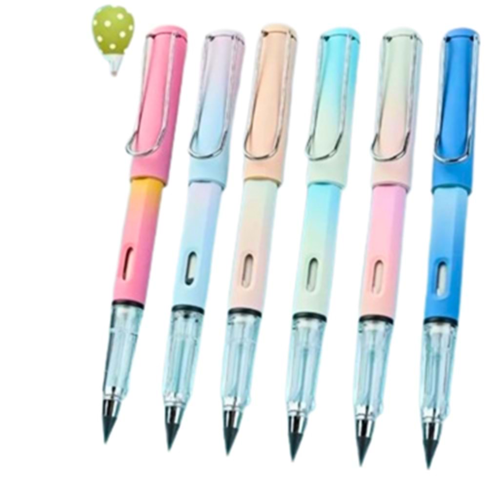 Chren 612 Gradient Renkli Pompalı Dolma Kalem - Yumuşak Yazım Deneyimi