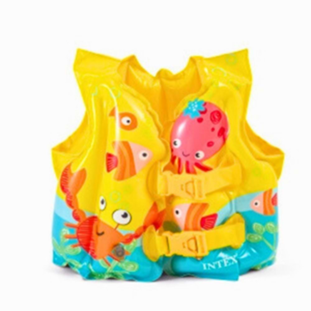 INTEX Deniz Canlıları Desenli Şişme Yüzme Yeleği - Çocuk Can Yeleği