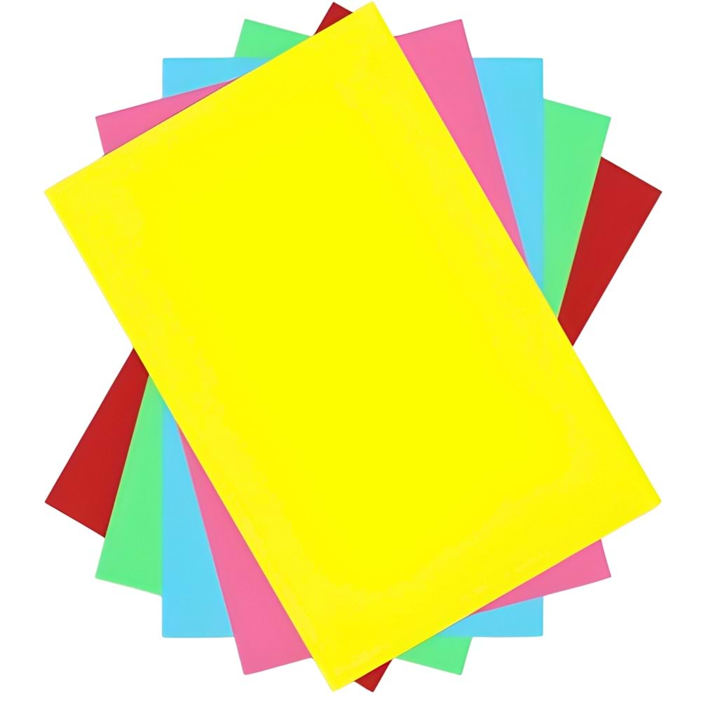 50'li Renkli Fotokopi Kağıdı – 10 Renk A4 Set