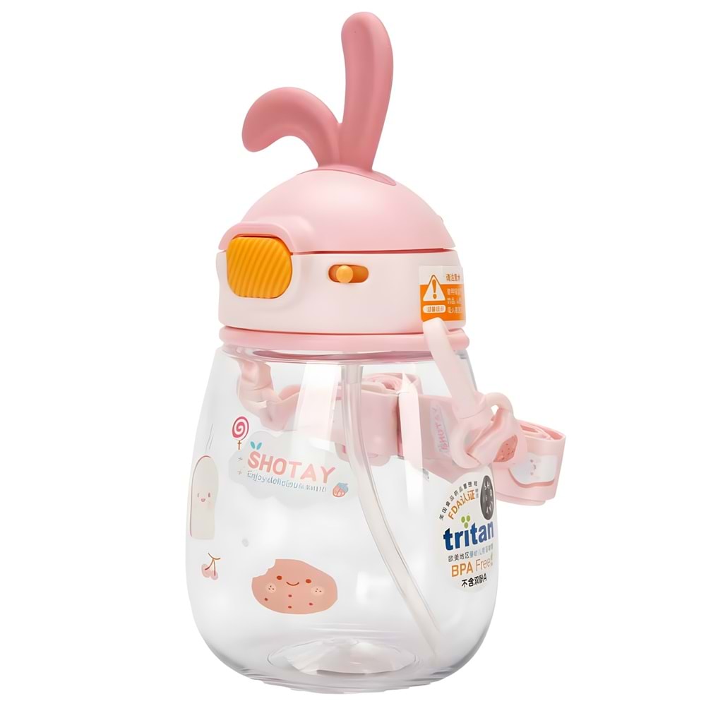 SHOTAY RABBIT TRITAN MATARA 600 ML. (4 ASS.)
