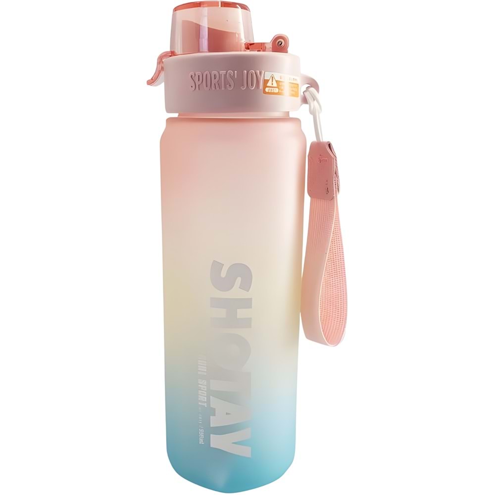 SHOTAY PLASTİK MATARA 950 ML. (3 ASS.)