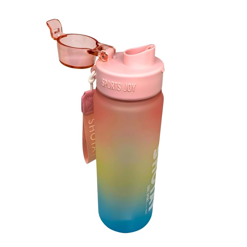 SHOTAY PLASTİK MATARA 950 ML. (3 ASS.)