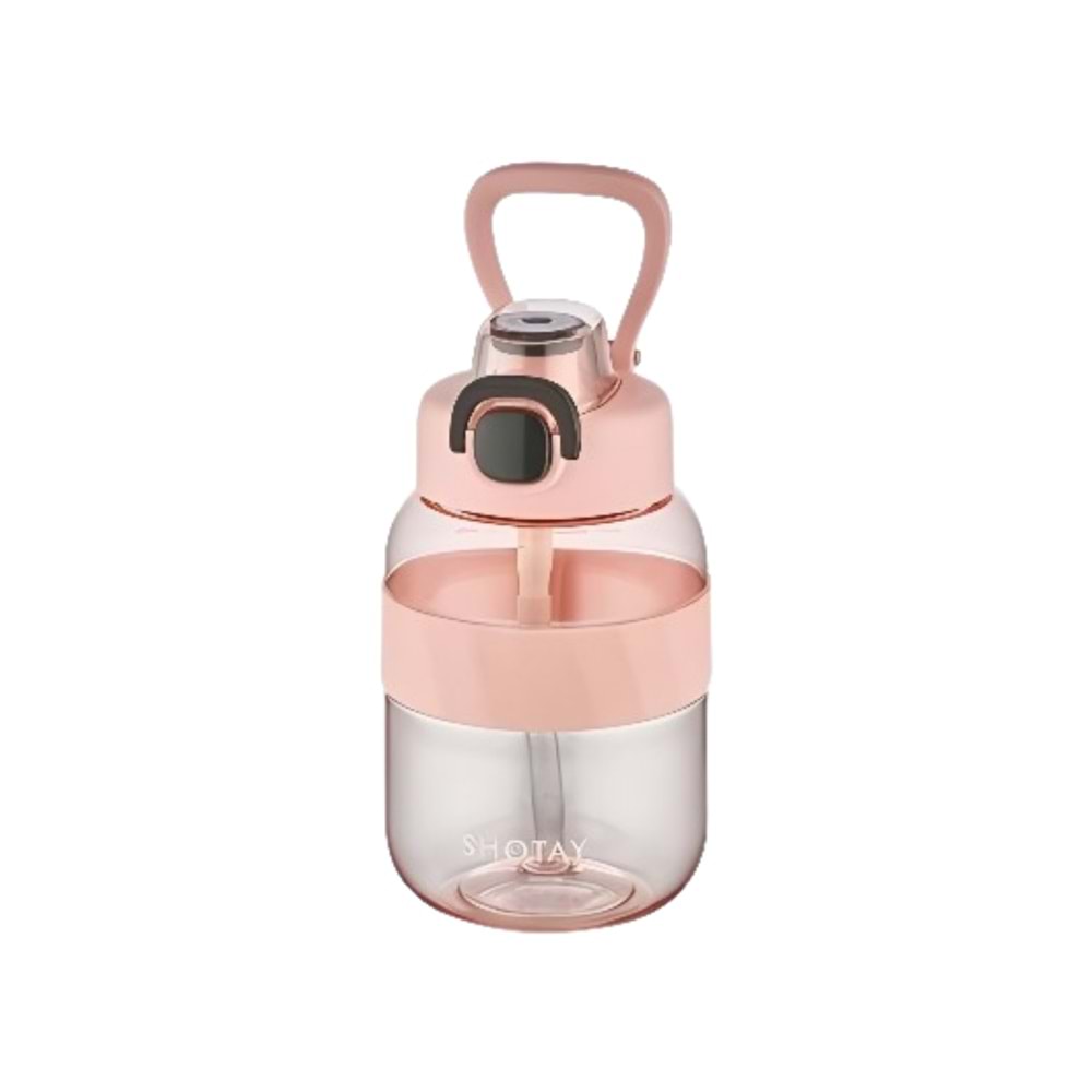 SHOTAY PİPETLİ TRITAN MATARA 700 ML. (4 ASS.)