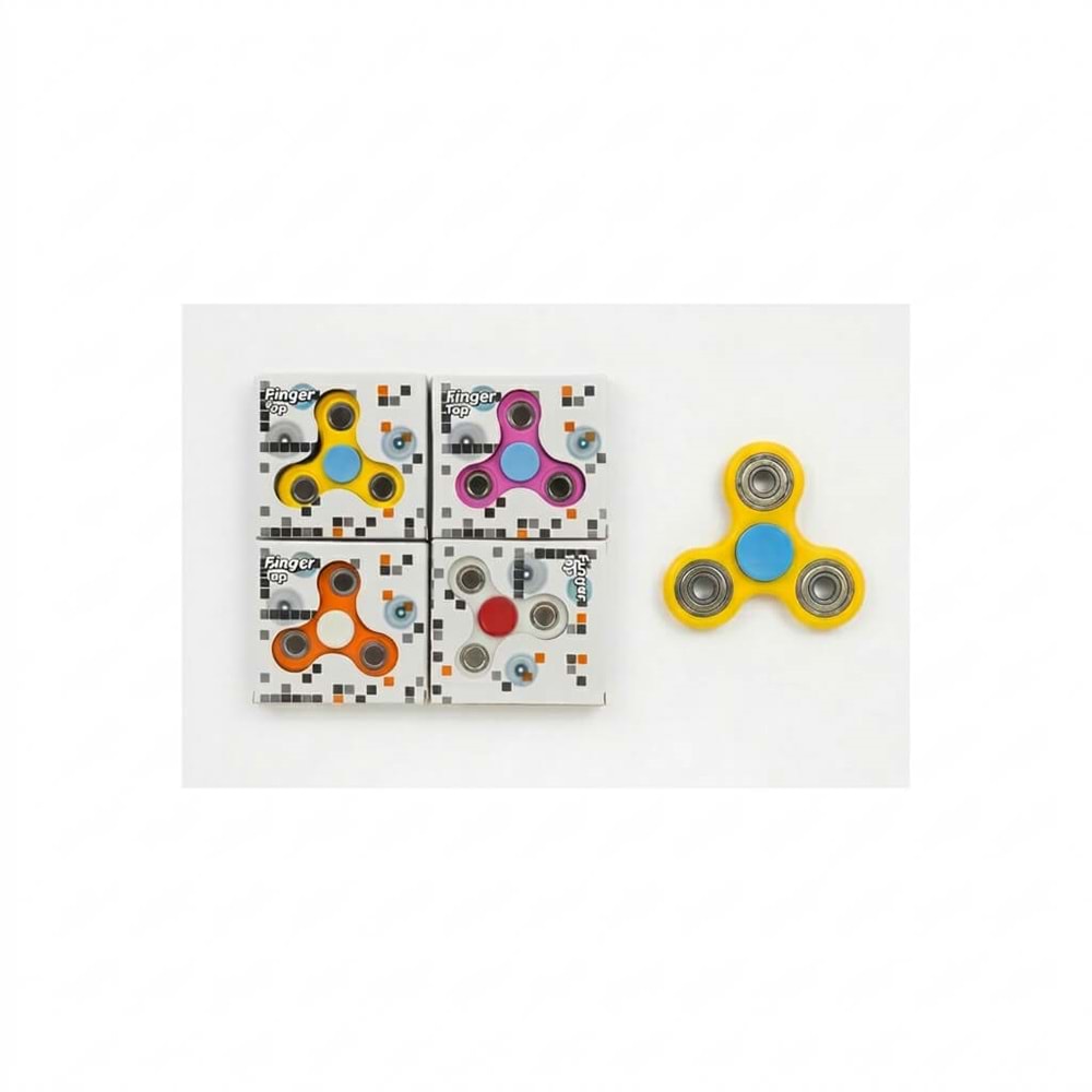 Kutulu Bilyeli Stres Çarkı Finger Spinner Dönme Oyuncağı