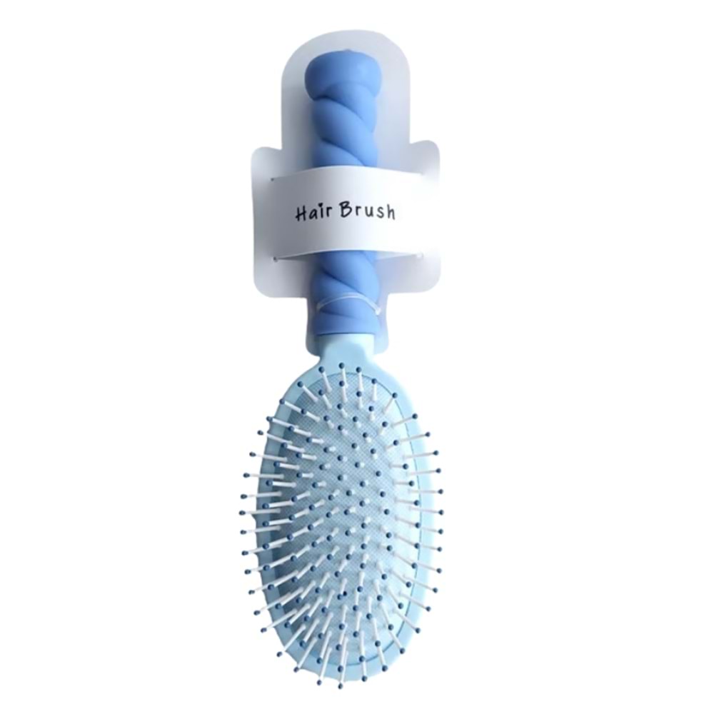 Şekilli Saç Fırçası – 4 Renk Karışık Gönderim (Tek Adet)