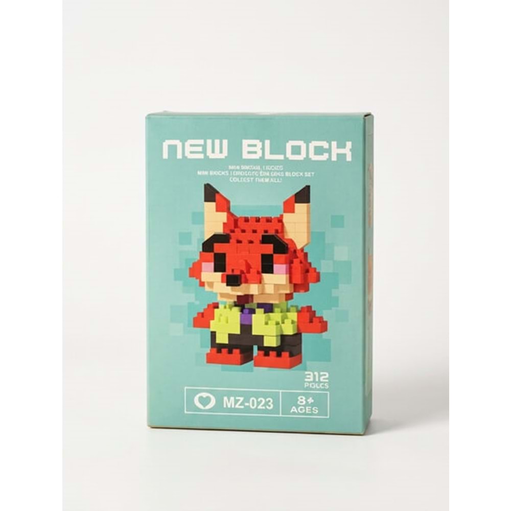 Nick Wilde Brick Game Yapım Oyuncak Blok Seti MZ-023