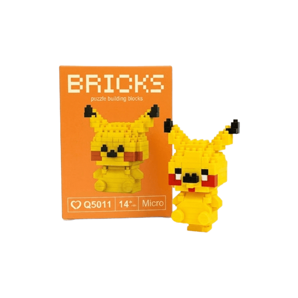 Pokemon Pikachu Brick Game Yapım Oyuncak Blok Seti Q5011