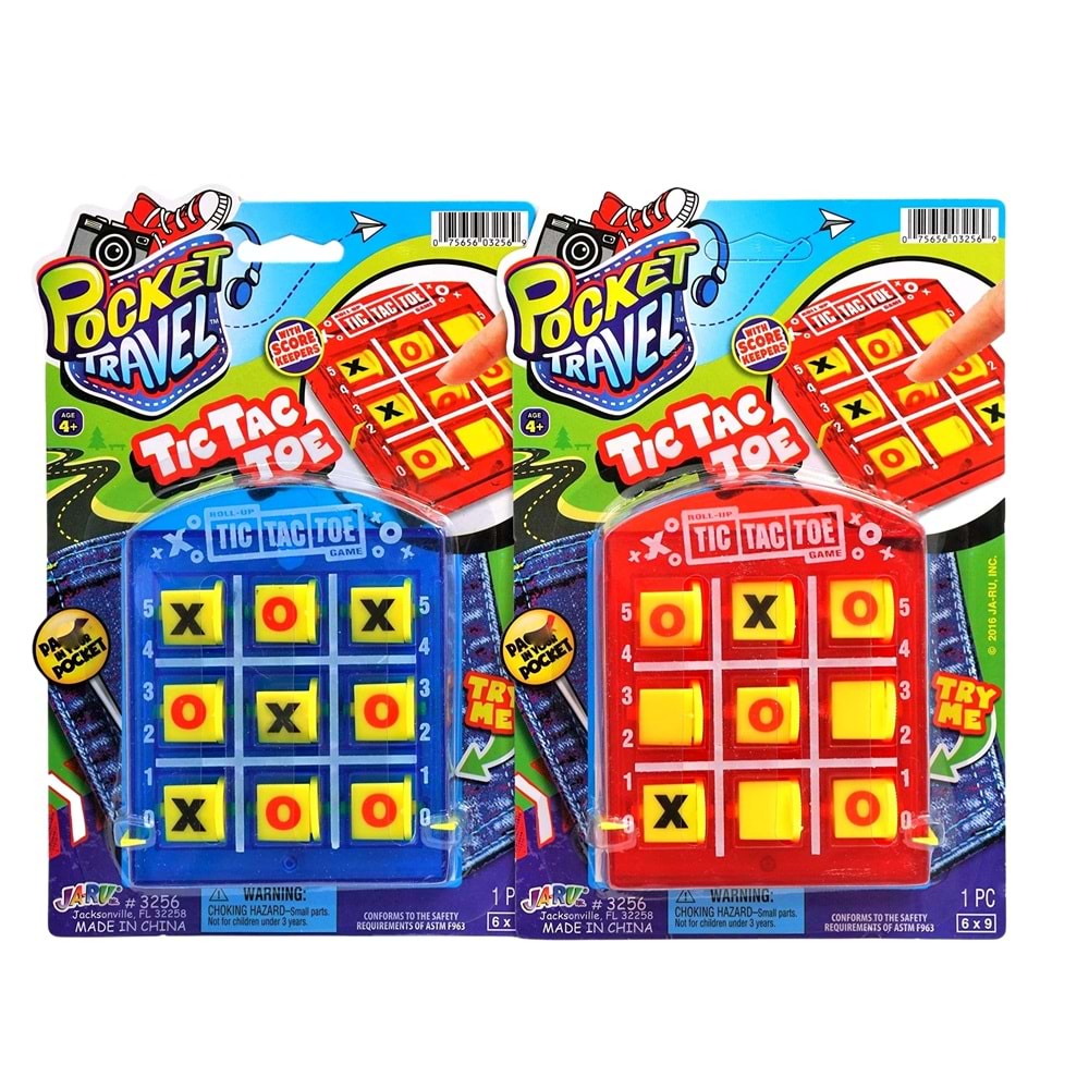 Pocket Travel Tic Tac Toe – Mini Seyahat X-O Oyunu