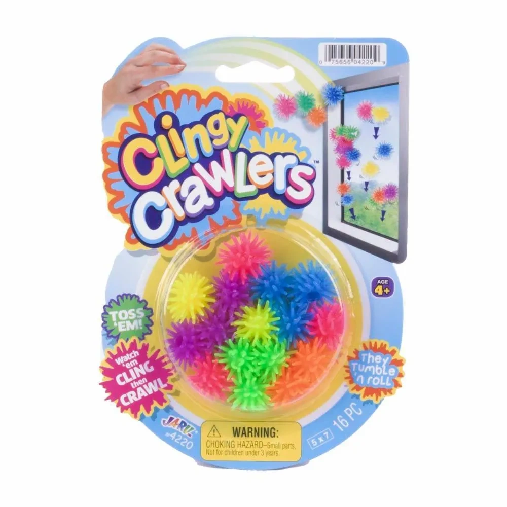 Clingy Crawlers Krtlı Yapışkan Top Oyuncak Seti 16 Parça