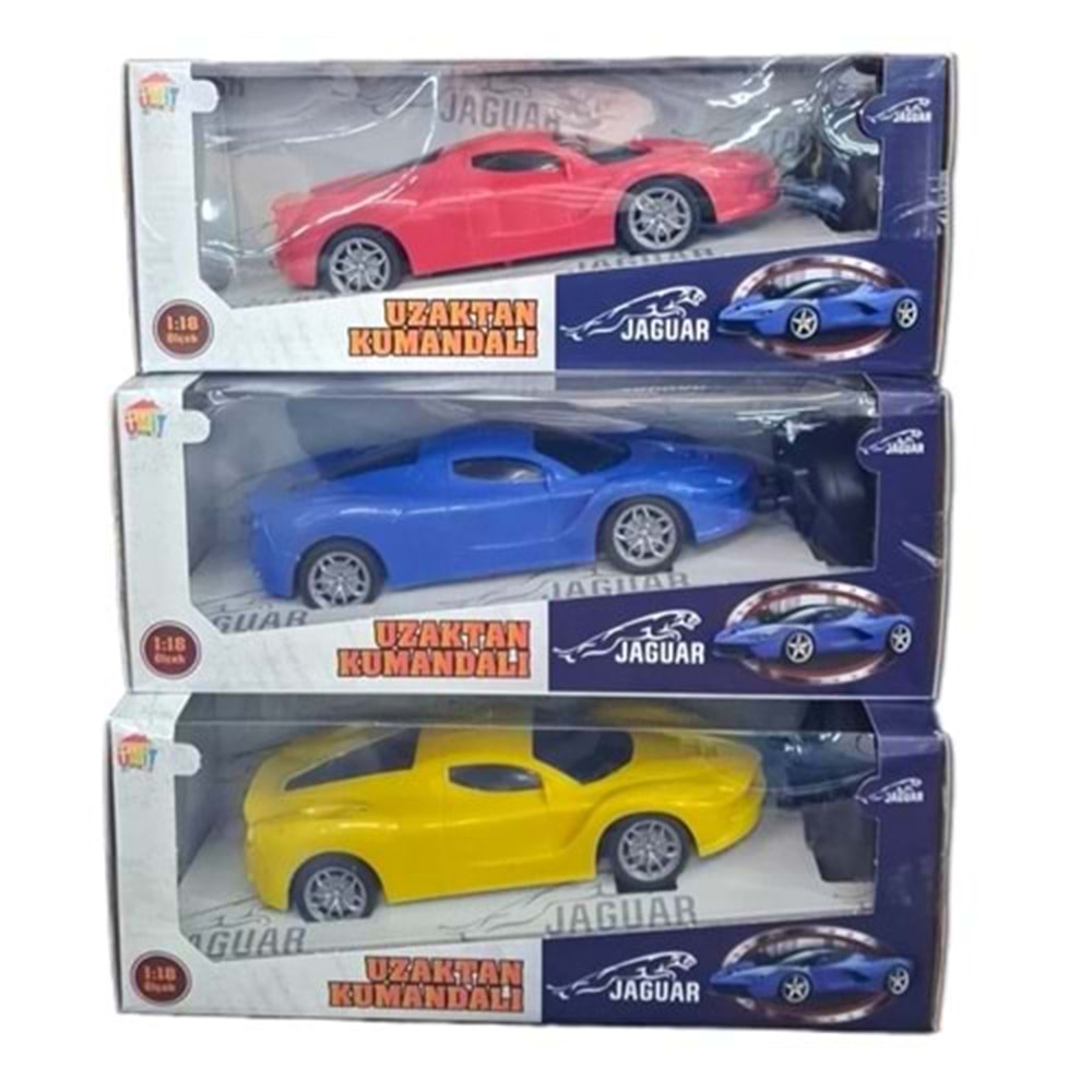 Jaguar 4 Fonksiyon Uzaktan Kumandalı Araba 1:18 Ölçek Ümit Oyuncak RC Spor Araba