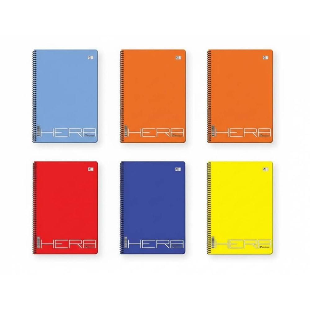 Hera A4 PP Kapak Çizgili Defter (60 Yaprak)
