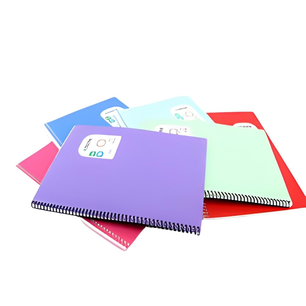 Nabula A4 PP Kapak Metot Defter – 80 Yaprak Kareli