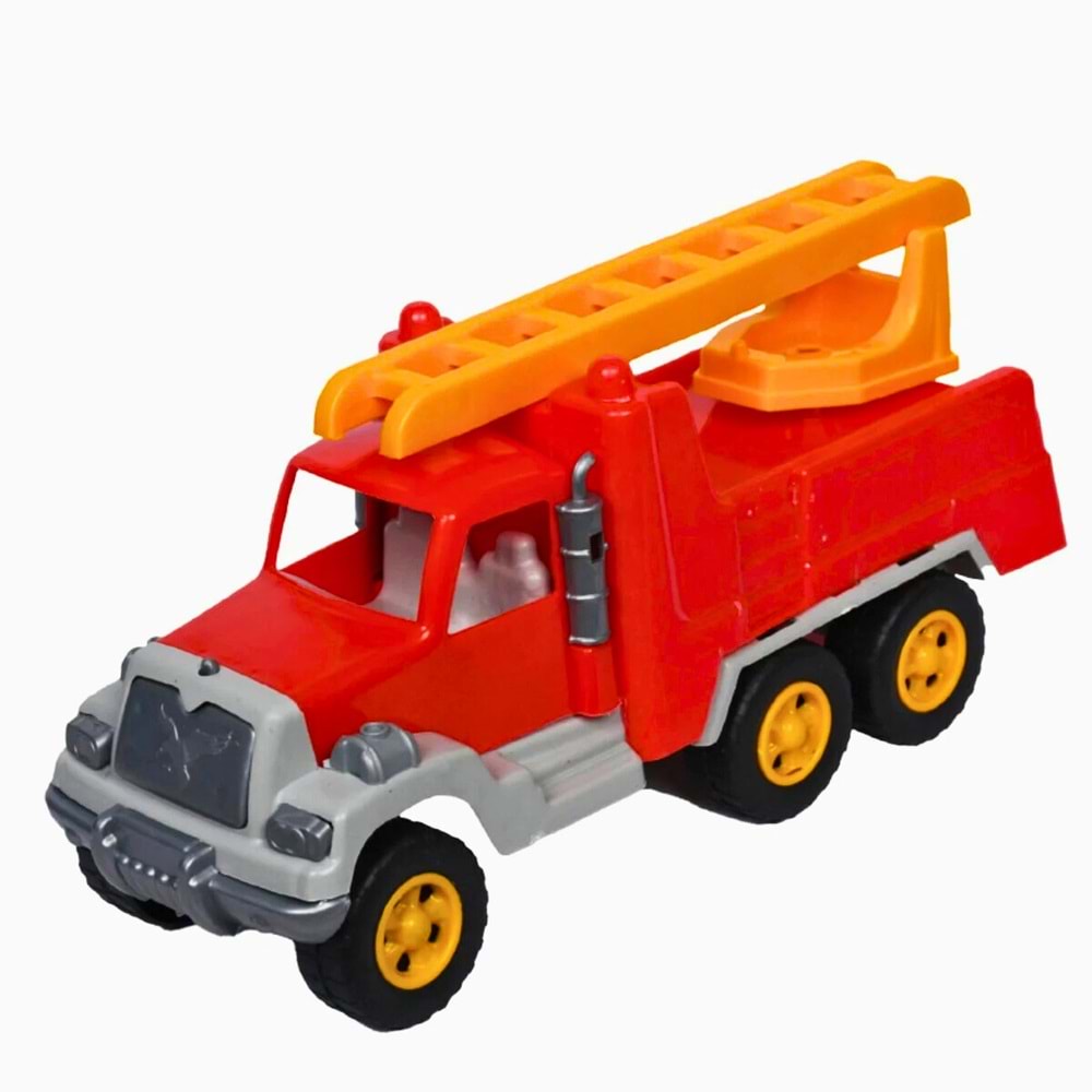 Büyük Merdivenli Plastik İtfaiye Kamyonu Oyuncak