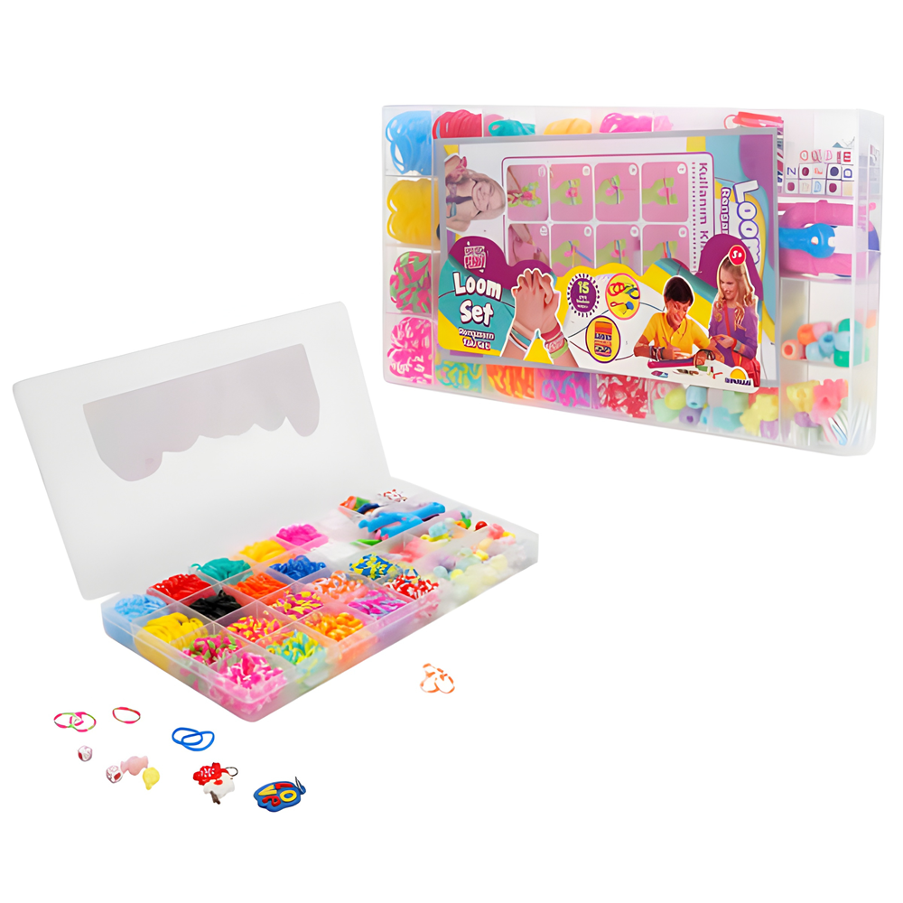 Hobi Seti Lastikle Takı Yapımı | Kız Çocuk Moda ve El İşi Seti