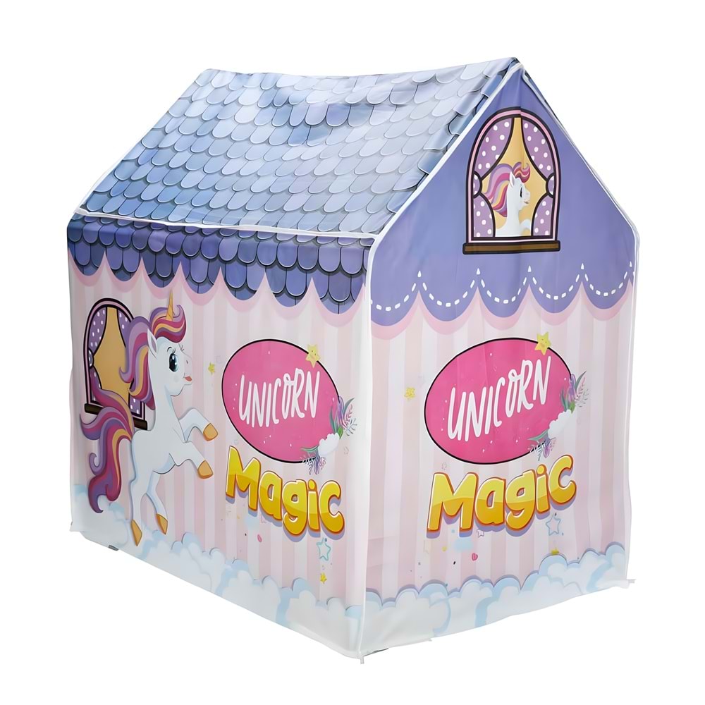Sunman Unicorn Tema Çocuk Oyun Çadırı - 100x70x100 cm (S00004848)