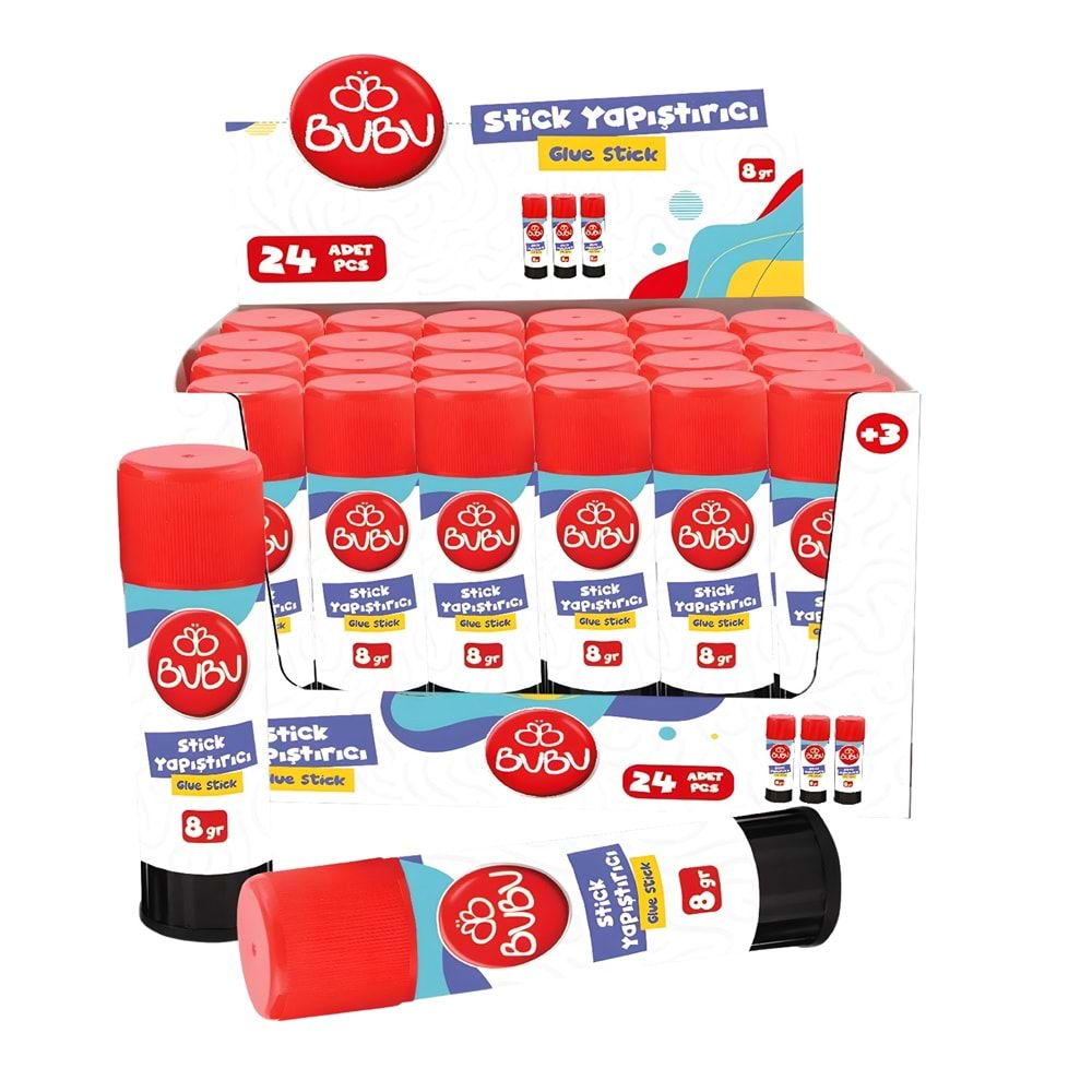 BuBu Stick Yapıştırıcı 8 gr – Okul ve Ofis Stick Glue (Tek Adet)
