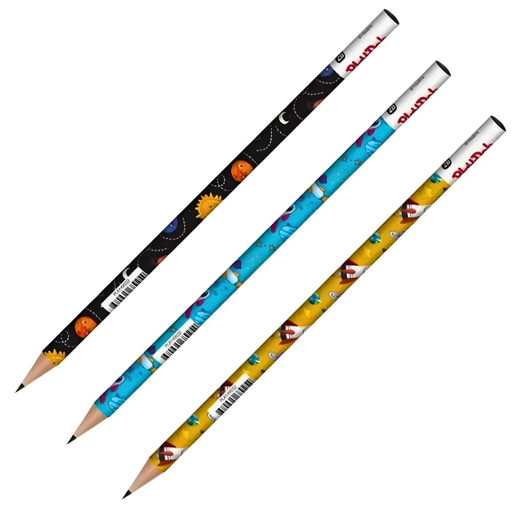 Play-Doh Uzay Desenli Kurşun Kalem – Silgisiz (Tek Adet)