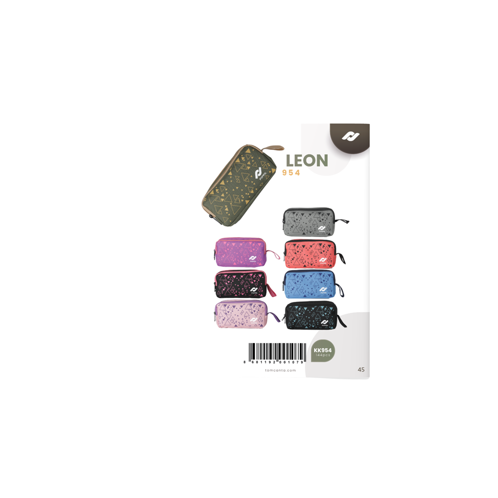 Tom Çanta KK 955 İkili Spencer Kalemlik Çift Bölmeli Fermuarlı