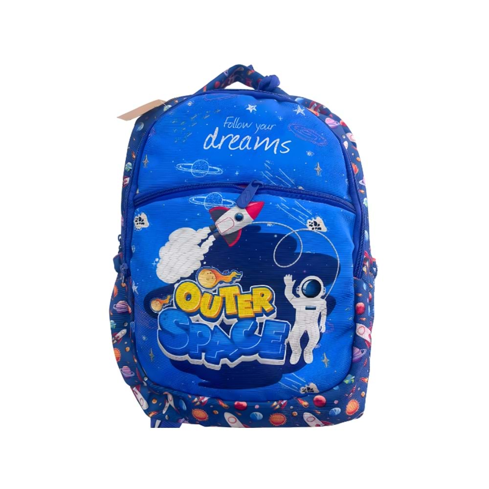 Outer Space Astronot Desenli Okul Çantası – ÇNT 5105-04