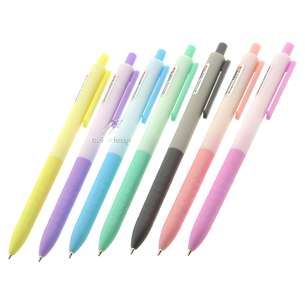 Mikro Teka Tükenmez Kalem | Pastel Renk Soft Touch
