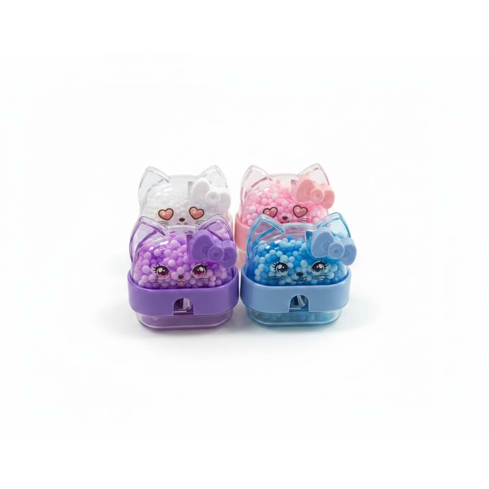 Mikro Mk-4060-24 Kıtty Cute Bıçaklı Kalemtraş