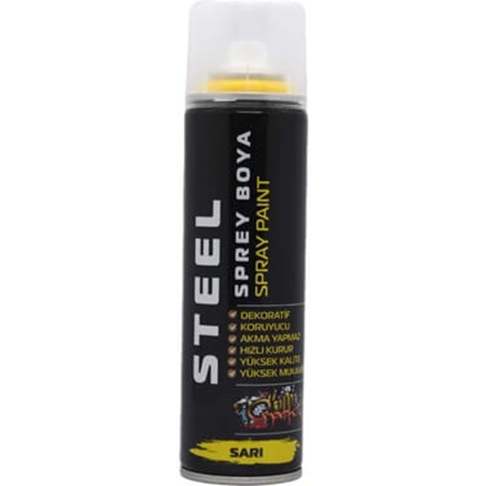 STEEL SİPREY BOYA SARI RENK