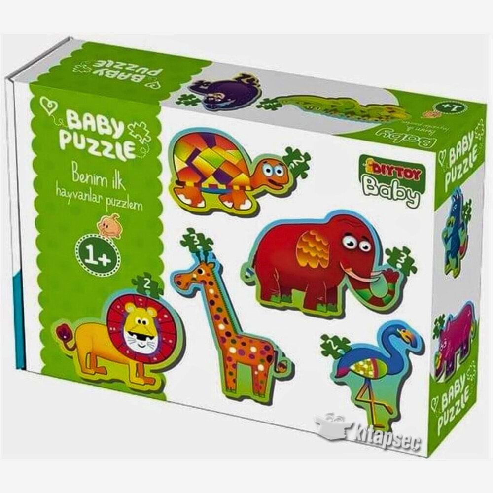ONYTOY Baby Benim İlk Puzzlem - 10 Parçalı Hayvanlar Puzzle Seti (1+ Yaş)