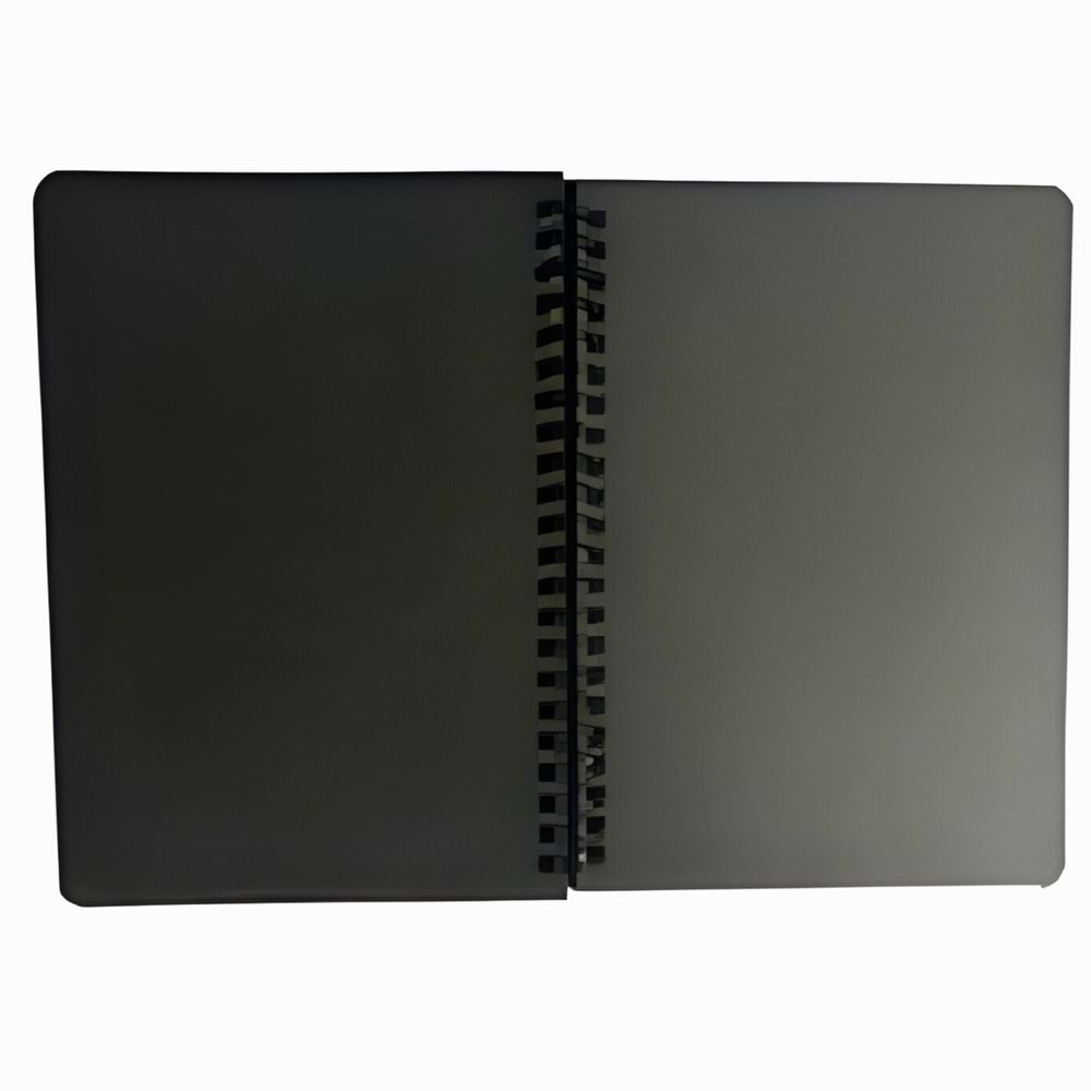 GÜRMAT SİYAH DEFTER – SPİRALLİ – 40 YAPRAK (HAMURUNDAN BOYALI) 14*20