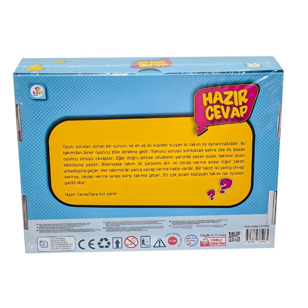 LC7506 HAZIR CEVAP