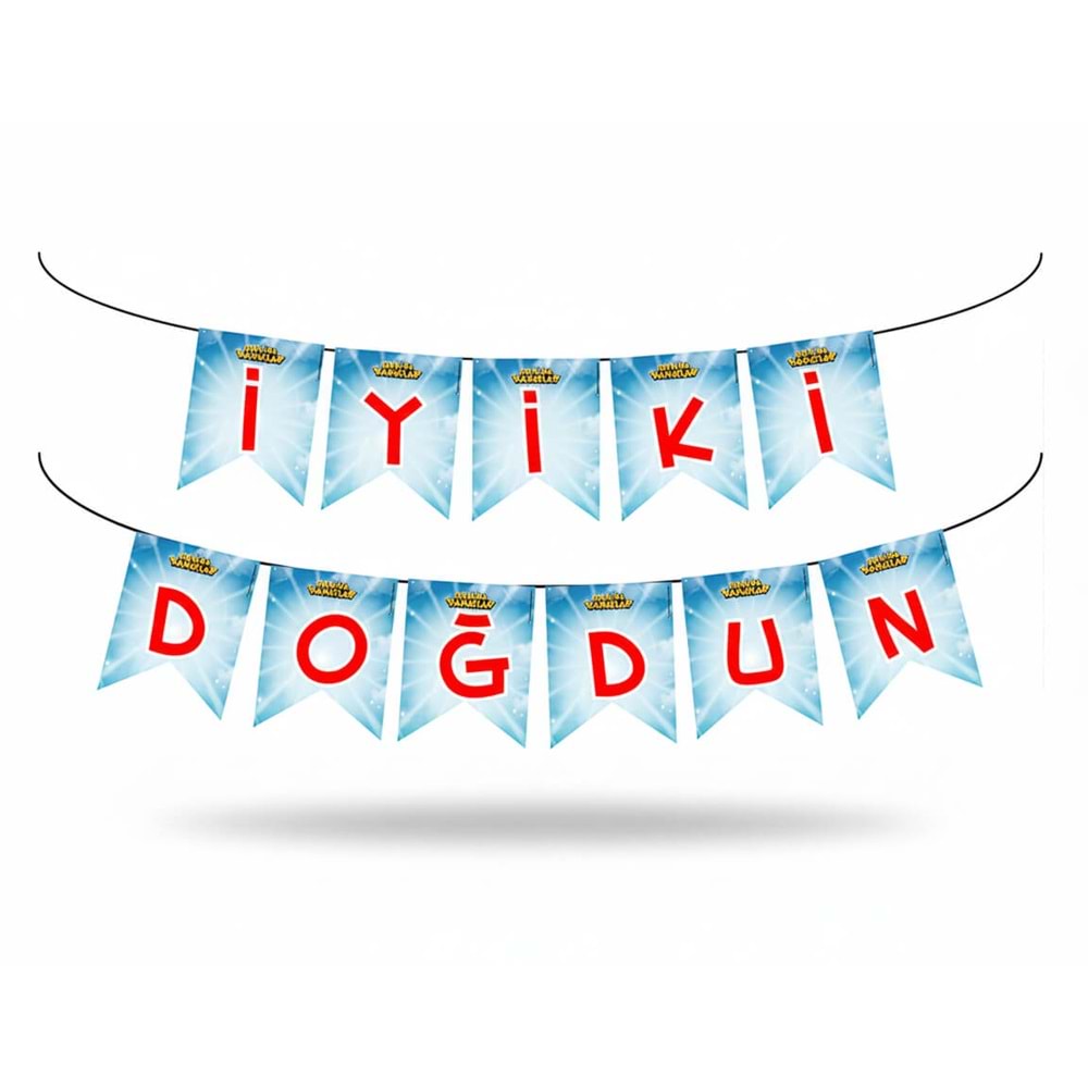 İyi ki Doğdun Harf Afiş -Harika Kanatlar-