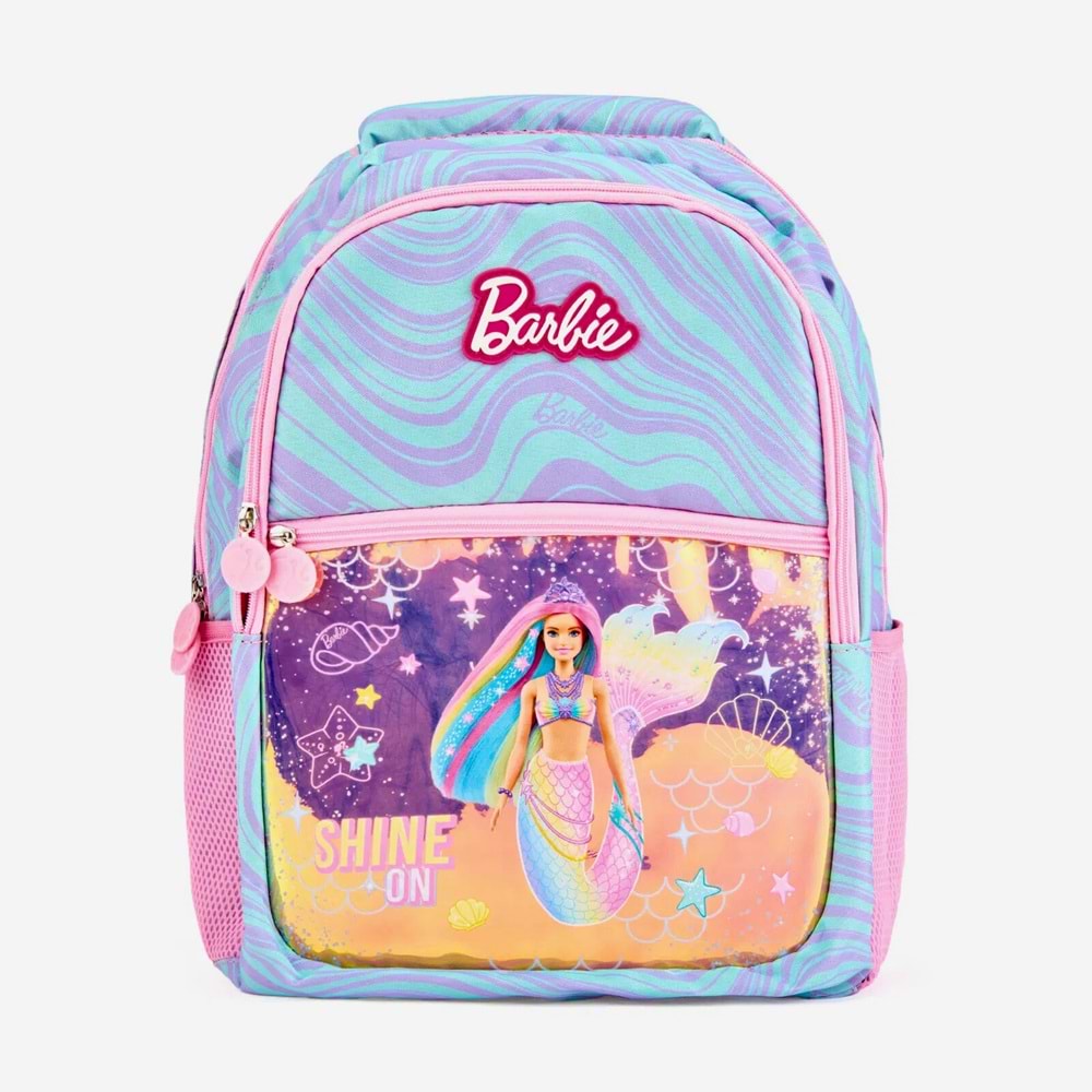 ÖZKARA BARBIE Deniz Kızı Lisanslı Okul Çantası - Kız Çocuk Sırt Çantası