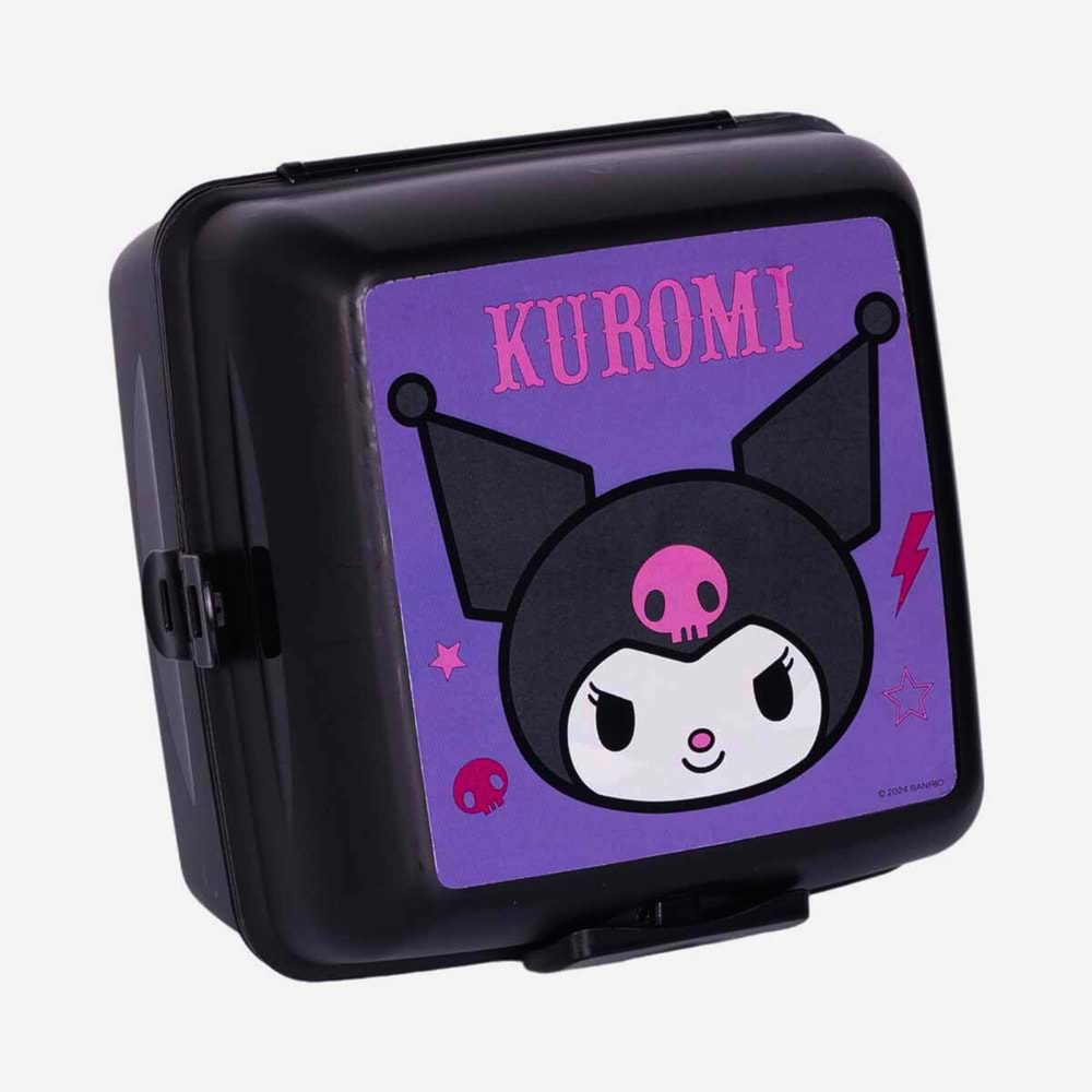 Özkara Kuromi Bölmeli Beslenme Kutusu (Çatal Kaşıklı)