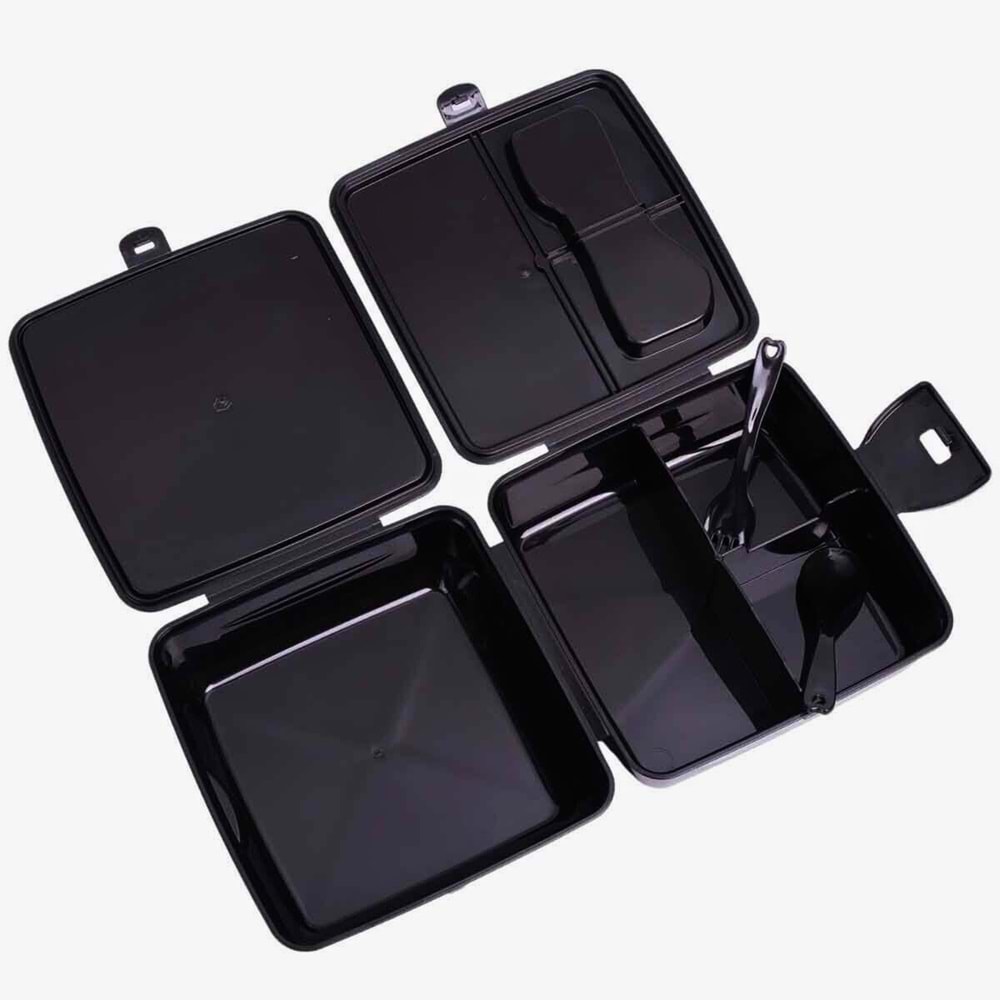 Özkara Kuromi Bölmeli Beslenme Kutusu (Çatal Kaşıklı)